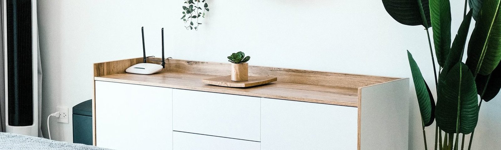 Interior with custom timber sideboard